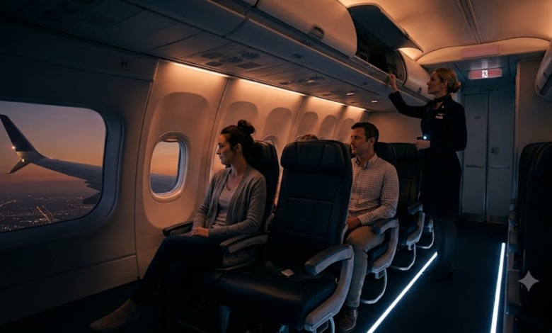 Airplane Dim Lights Reason