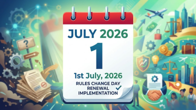 Rules changes from 1st July